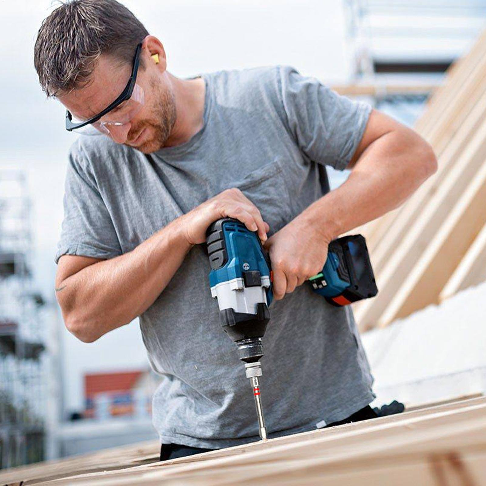 Woodworking Drill Bits - ドライバービットセット 6 ピース強力磁気六角頭ツール電動ネジドリルビット大工木工プロジェクト自動車用