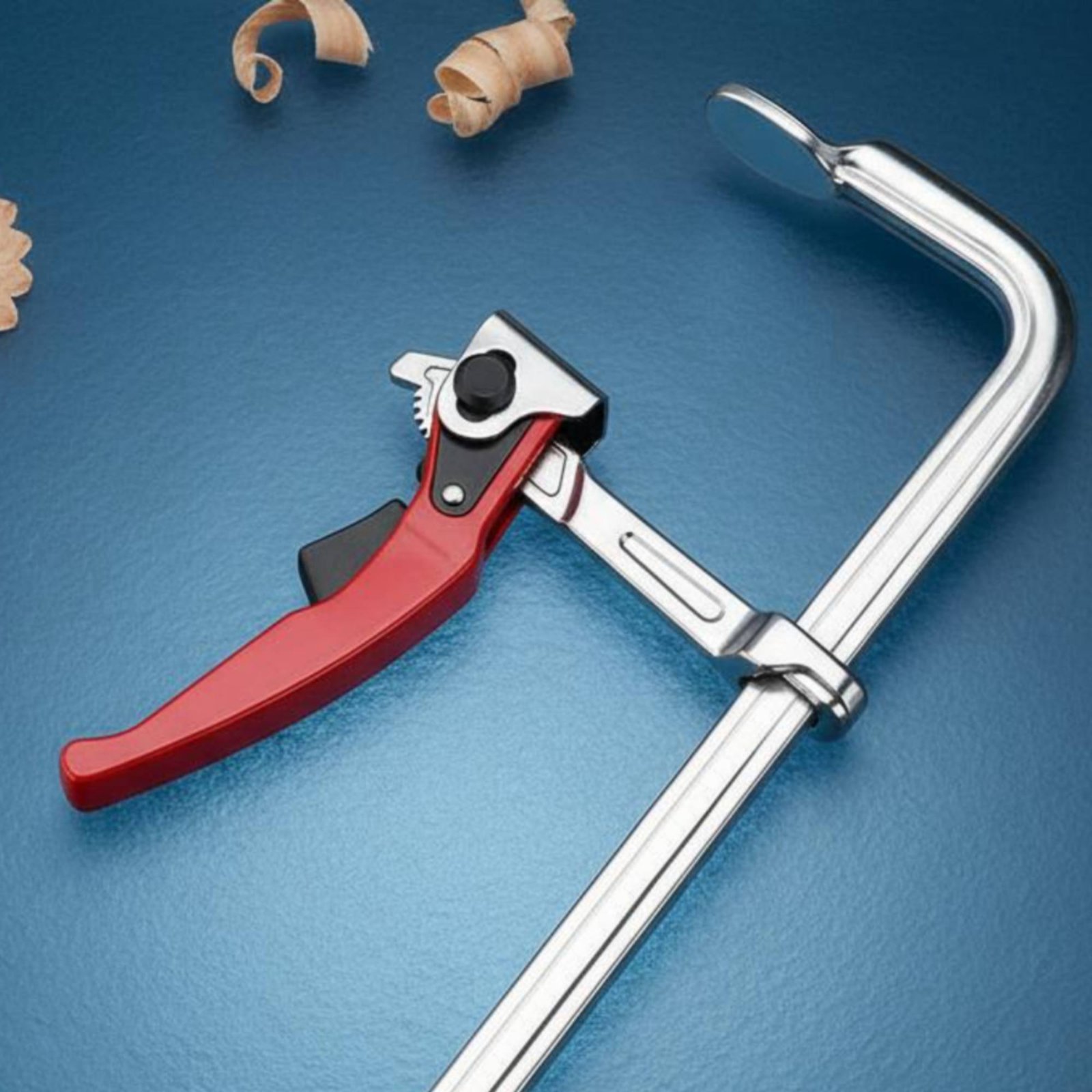 Woodworking Industry - 2個入りラチェットFクランプ工業用木工クランプハンドツール厚みのあるデザインヘビーデューティー金属加工者、作業場向け