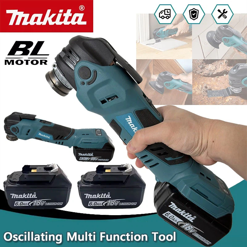 Woodworking Electric Saw - マキタ ブラシレス振動多機能ツール 電動ノコギリ トリマー/シャベル/切断木工ツール付き 18Vバッテリー
