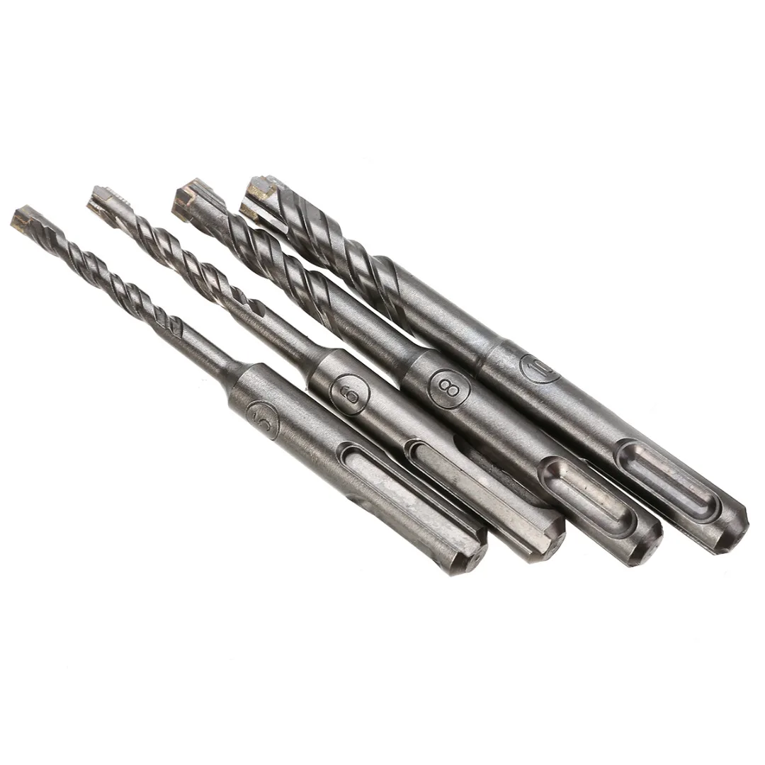 Woodworking Quotes - ツイストドリルビット110/8/10mm,sds plusソー,組積造クロスヘッド,ダブルスパイラルハンマードリルビット,木工工具用