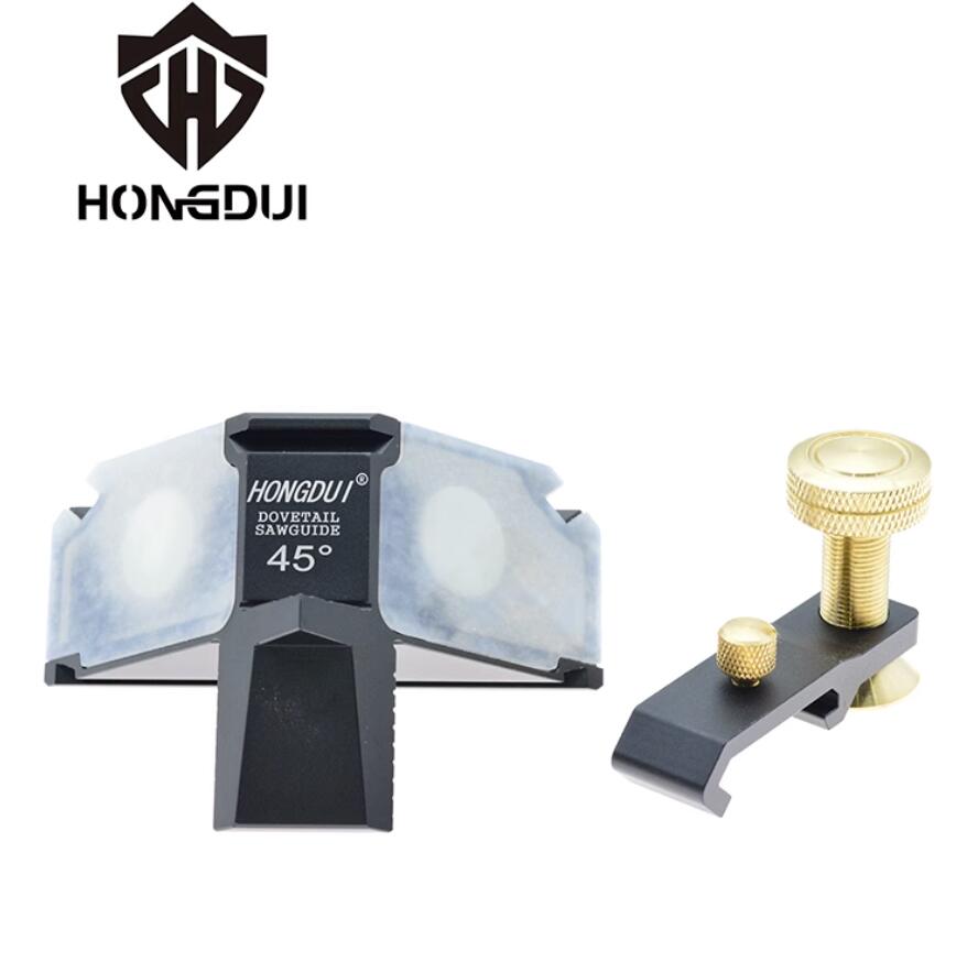 Dovetail Saw Fine - Hongduiダブテール磁気鋸ガイド、マイターカット、細かい木工、45度、90度