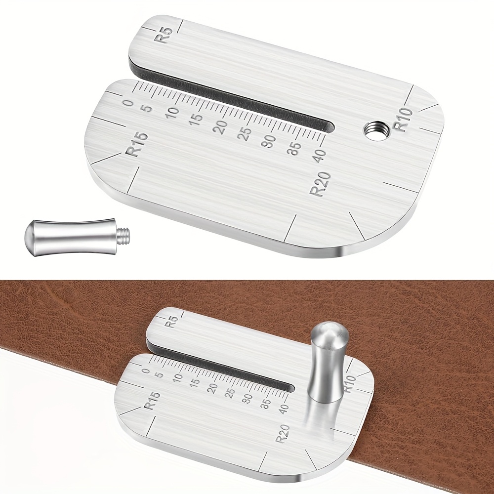 Woodworking Templates - ステンレス鋼コーナーラジアスジグ調整可能R5-R20ラウンドコーナーテンプレートロケーター木工ルータービットガイドツール家具用