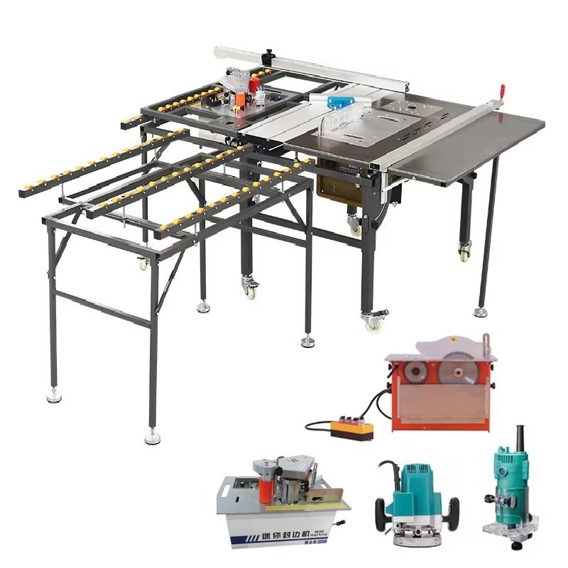 Woodworking Machinery - 【工場直販価格】2024年最安値 多機能精密小型木材切断機 スライドテーブルパネルソー 木工用スライドソー