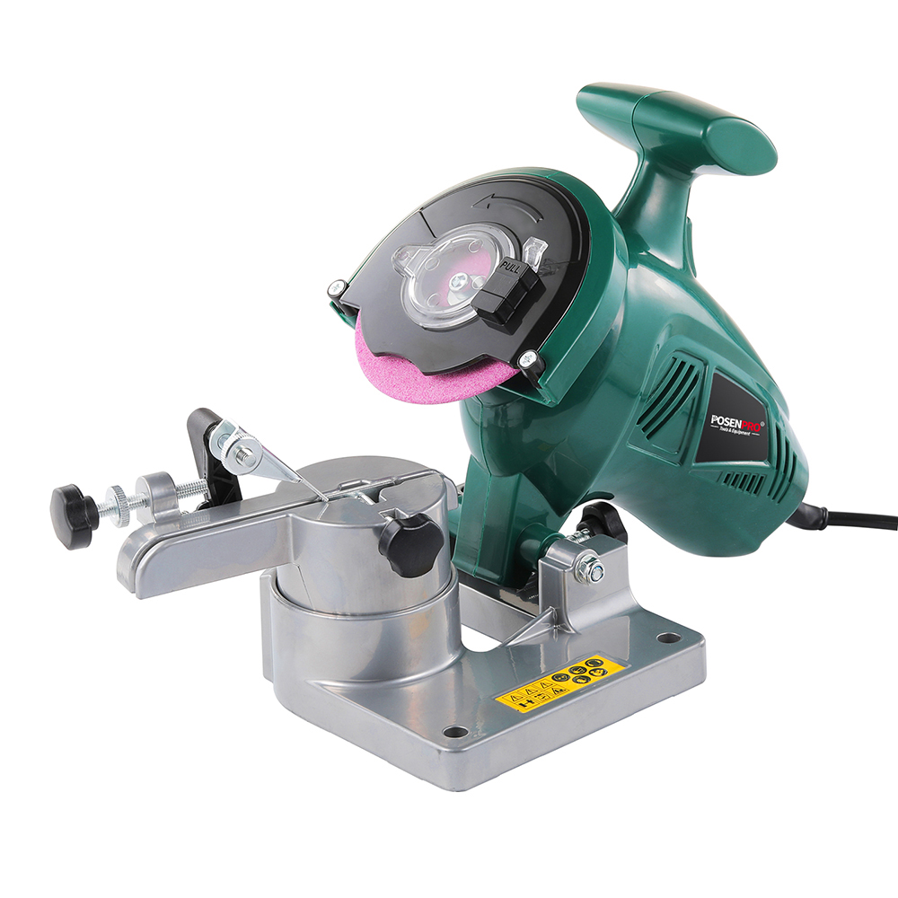 Woodworking Electric Saw - POSENPRO 250W チェーンソー研磨機 4インチ電動チェーンソー研磨機 ポータブルガーデンツール用
