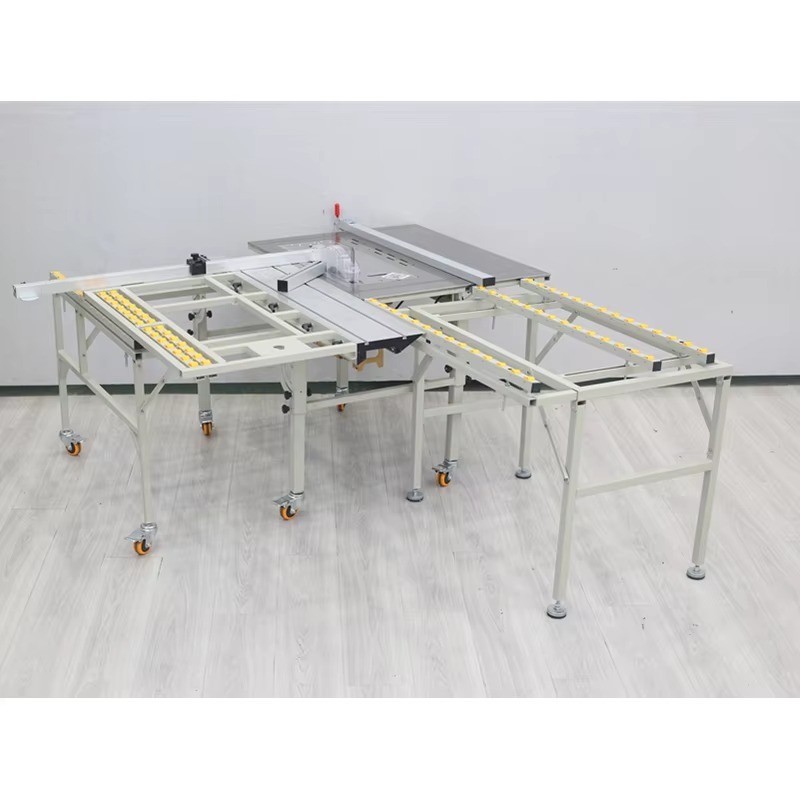 Woodworking Machinery - 【特殊用途】木工用ソーテーブル 折りたたみ式ポータブル精密プッシュテーブルソー パネルソー 木工用バンディングマシン付き