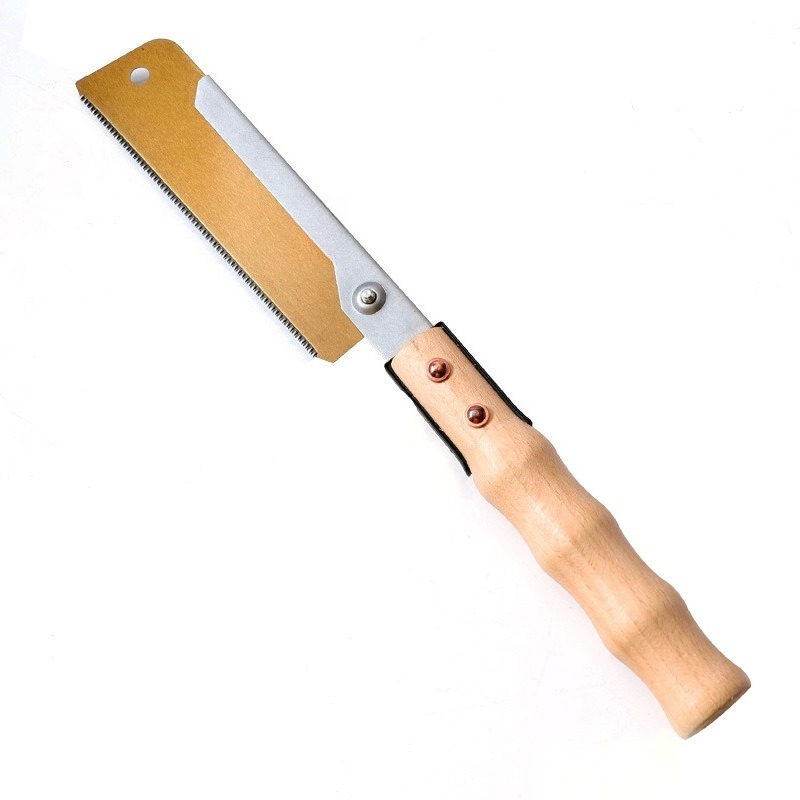 Dovetail Saw Fine - 7 インチ日本製バッククランプ両面細歯ハンドソー硬木用取り外し可能な刃ダブテールテノンクラフト切断作業用