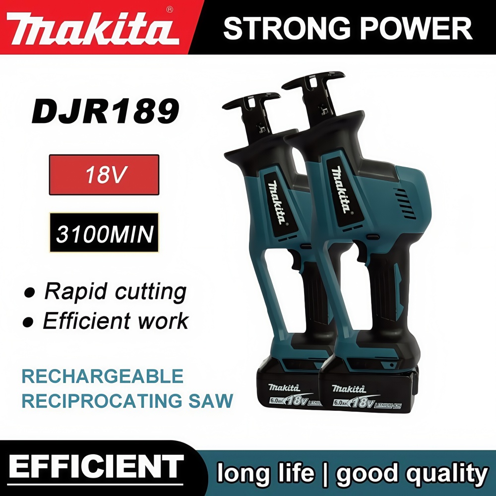 Woodworking Electric Saw - マキタ 18V 2025年新型 コードレス電動レシプロソー 木材・金属切断用 ポータブル電動工具