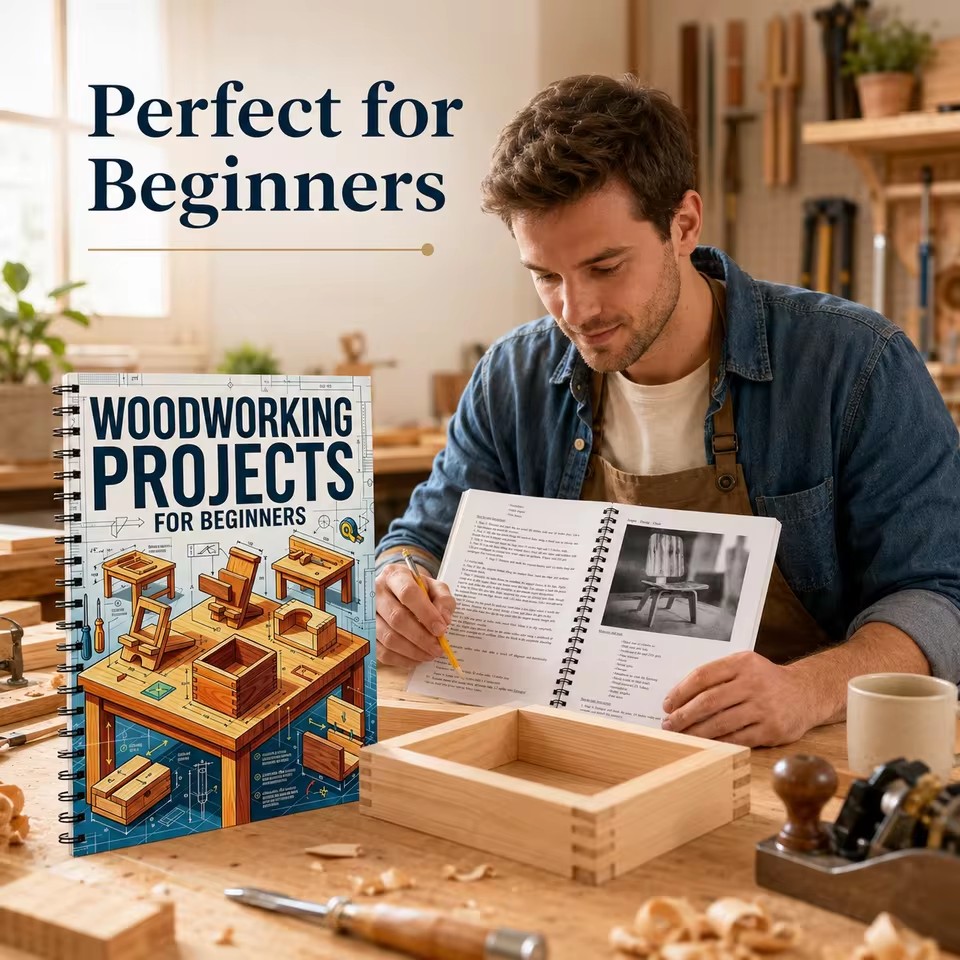 Woodworking Ideas For Beginners - 初心者のための簡単な木工プラン シンプルなDIYホームクラフトプロジェクトガイド チュートリアル 木工のアイデア