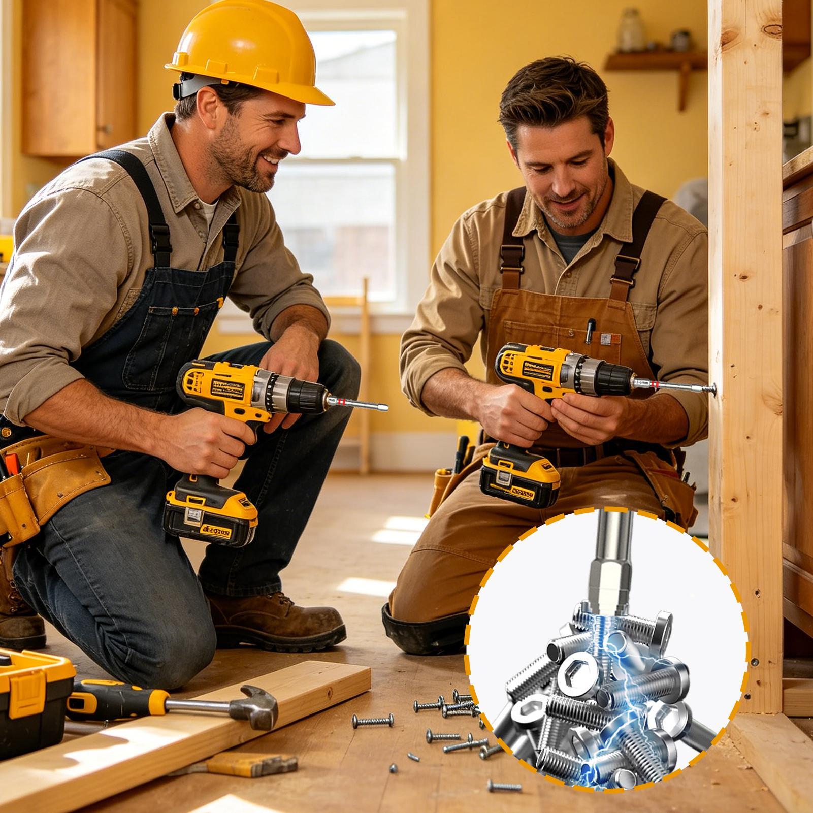 ドライバービットセット 6 ピース強力磁気六角頭ツール電動ネ - Woodworking Drill Bits のレビューと価格