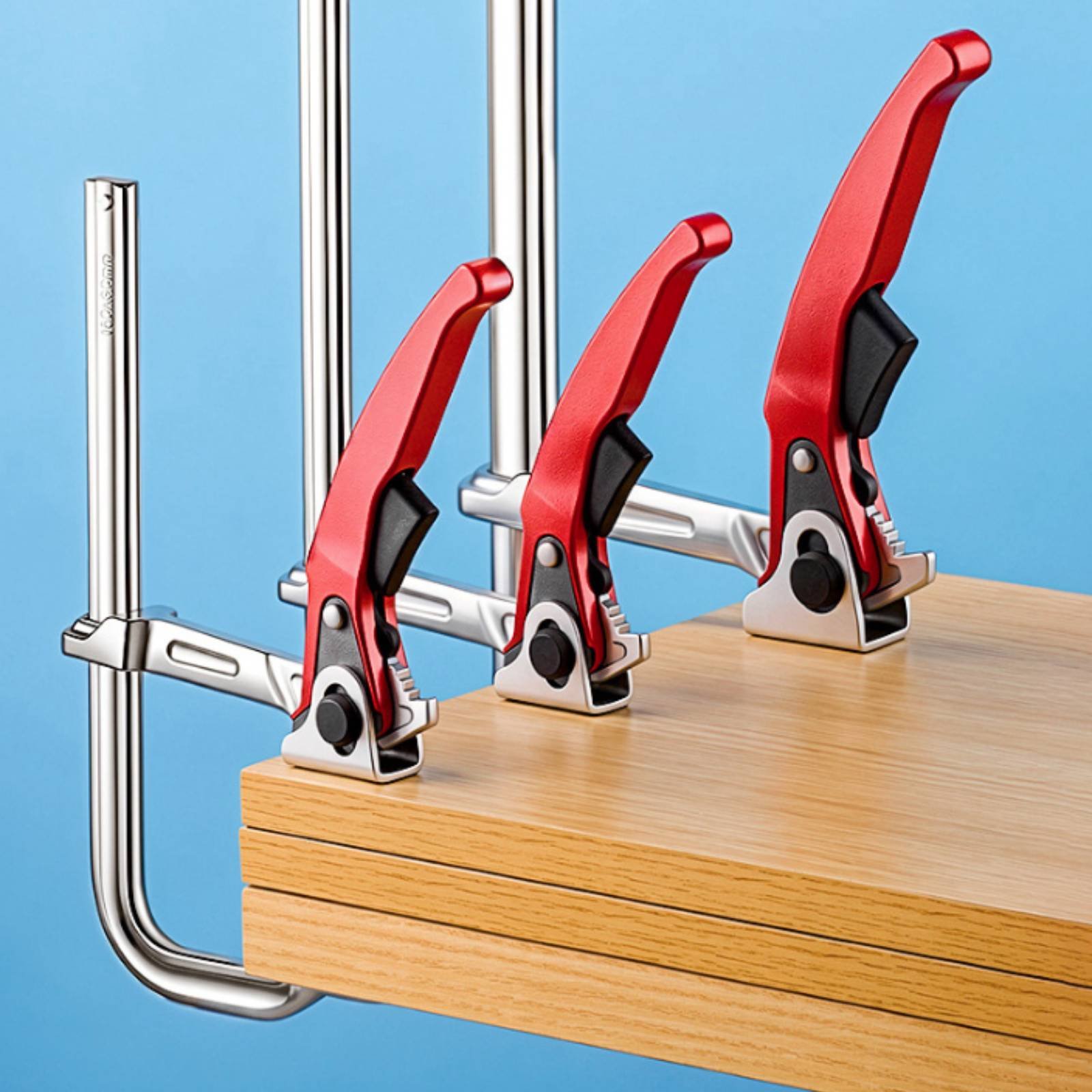 2個入りラチェットFクランプ工業用木工クランプハンドツール厚 - Woodworking Industry のレビューと価格