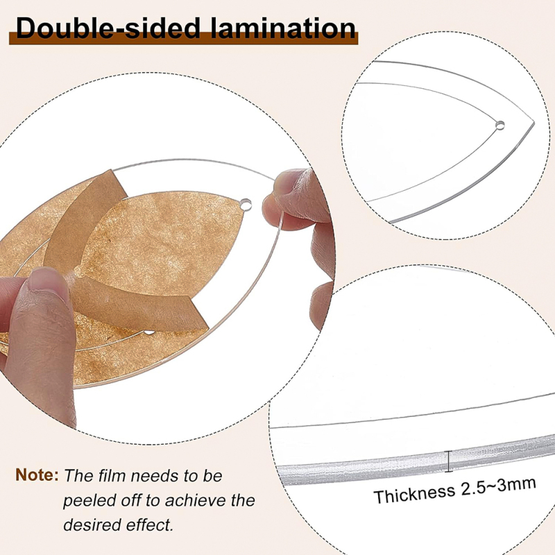 7 形状ダブル結婚指輪アクリルキルティングテンプレート透明ア - Woodworking Templates のレビューと価格