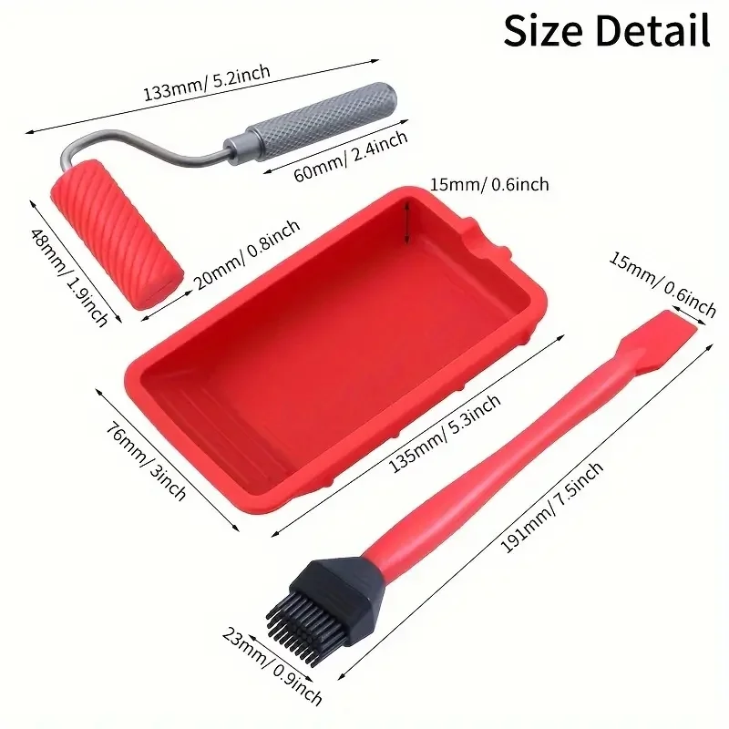 シリコン接着剤ローラー トレイ付き 1-7/8インチ シリコ - Woodworking Easy Projects のレビューと価格
