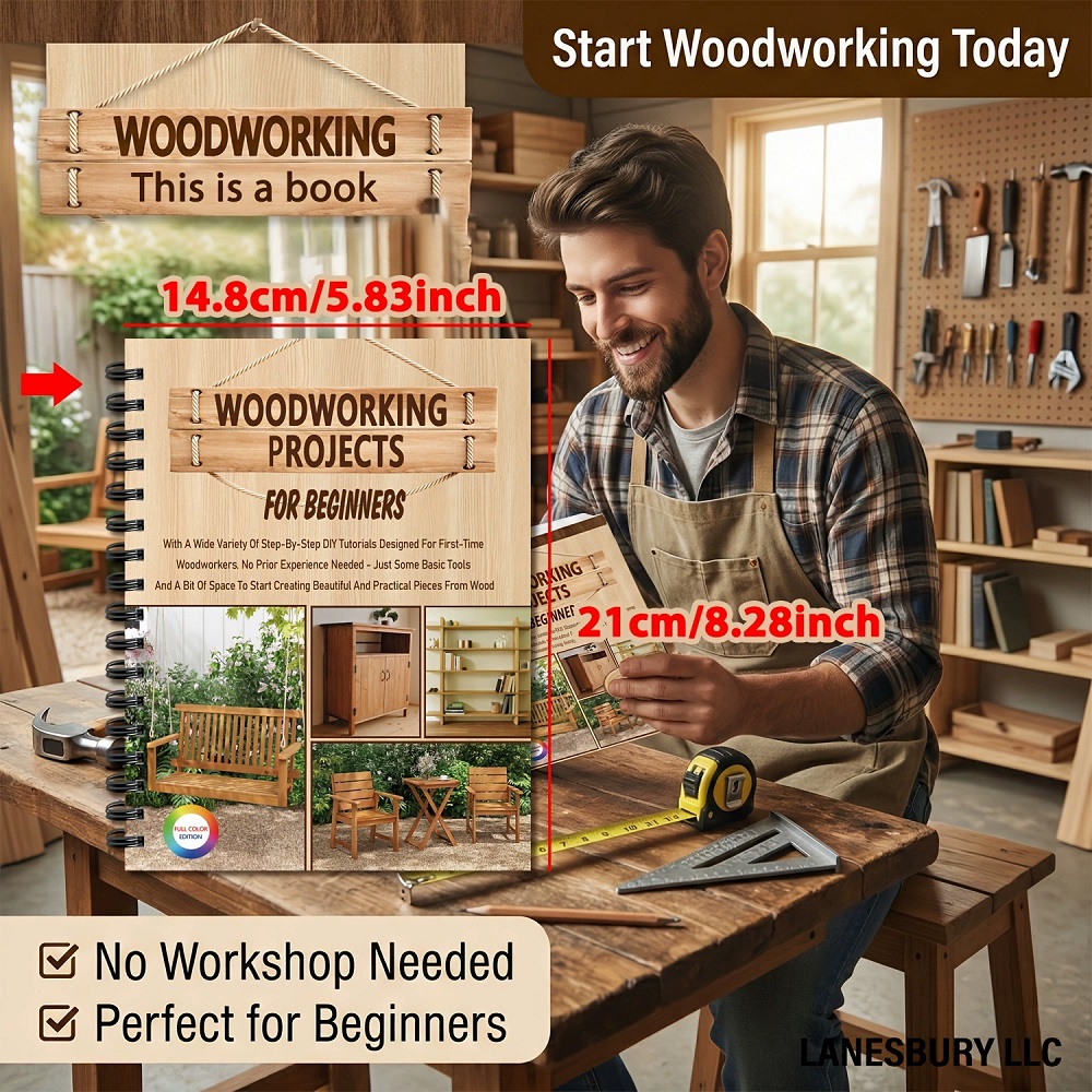 初心者のための木工プロジェクトブック シンプルで実践的なプロ - Woodworking Ebook のレビューと価格