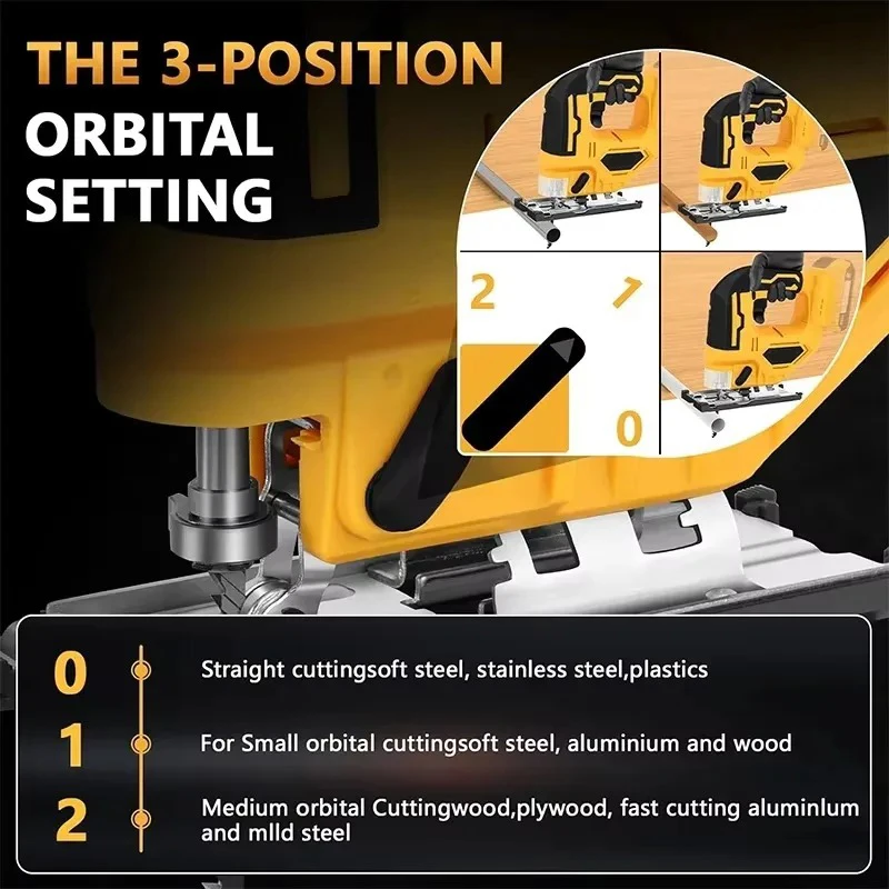 2700RPM ブラシレスカーブソー コードレス電動ジグソー - Woodworking Electric Saw のレビューと価格