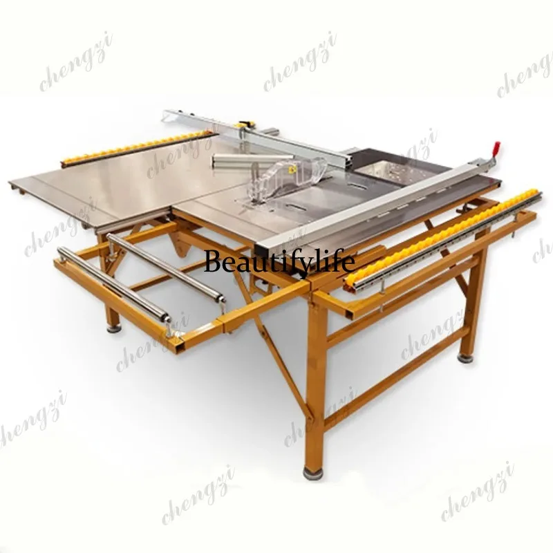 HR高精度木工テーブルソー機械220V水平パネルソー、新品ま - Woodworking Or Woodworking のレビューと価格