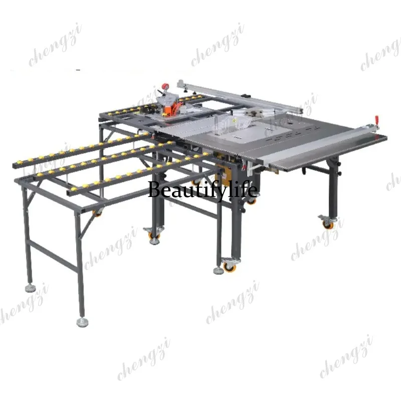 HR高精度木工テーブルソー機械220V水平パネルソー、新品ま - Woodworking Or Woodworking のレビューと価格