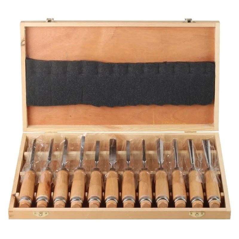ワークショップ木工旋盤用ガウジ手動工具12個入り鋼製無垢材彫 - Woodworking Shop のレビューと価格