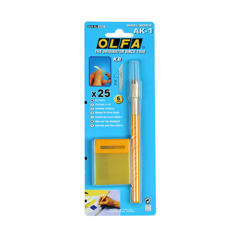 日本製 OLFA スタンダードアートペン 固定刃ナイフ AK - Woodworking In Japan のレビューと価格