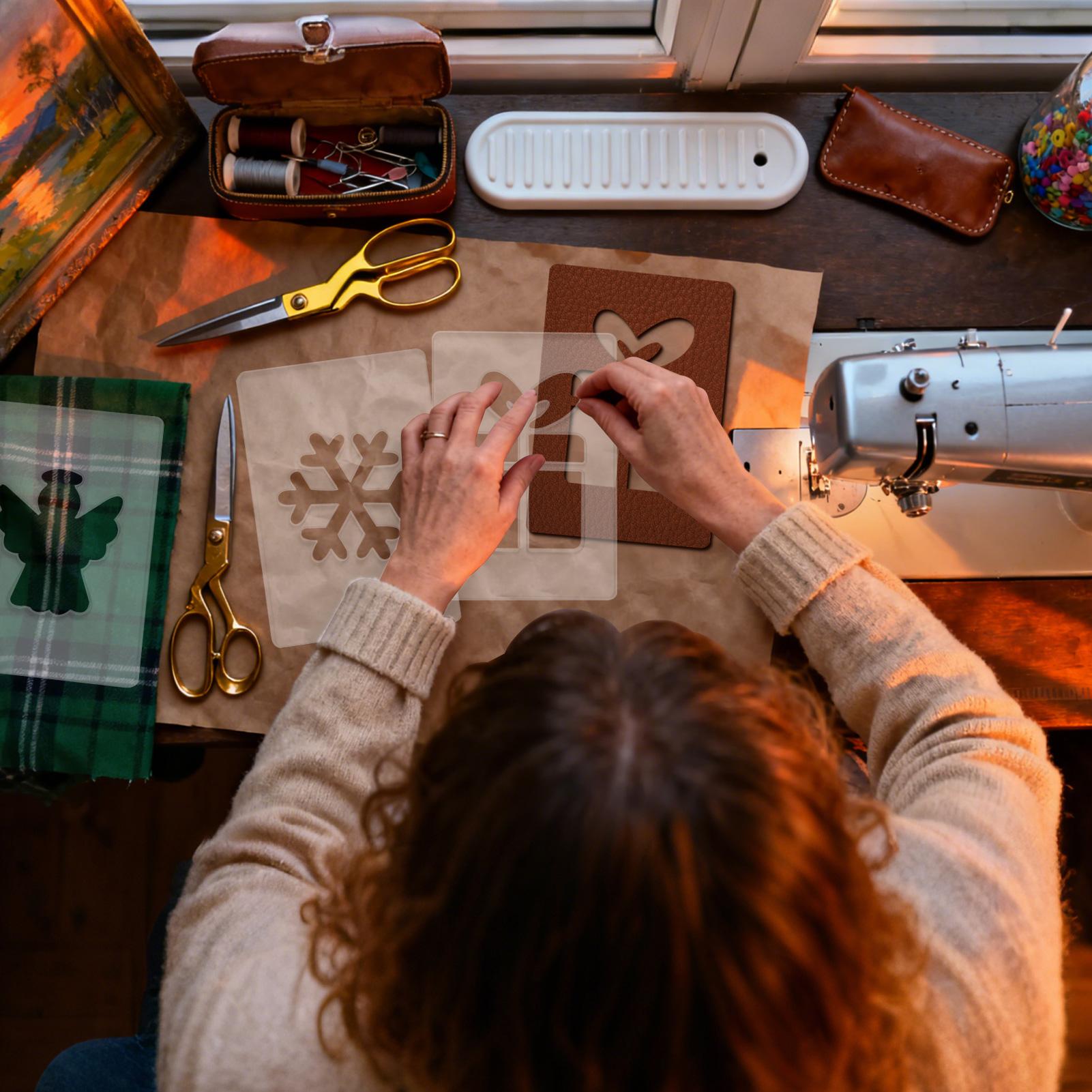 クリスマスステンシル ポータブル木工ステンシル ホリデー木工 - Woodworking Templates のレビューと価格