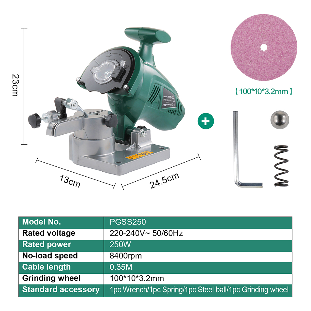 POSENPRO 250W チェーンソー研磨機 4インチ電動 - Woodworking Electric Saw のレビューと価格