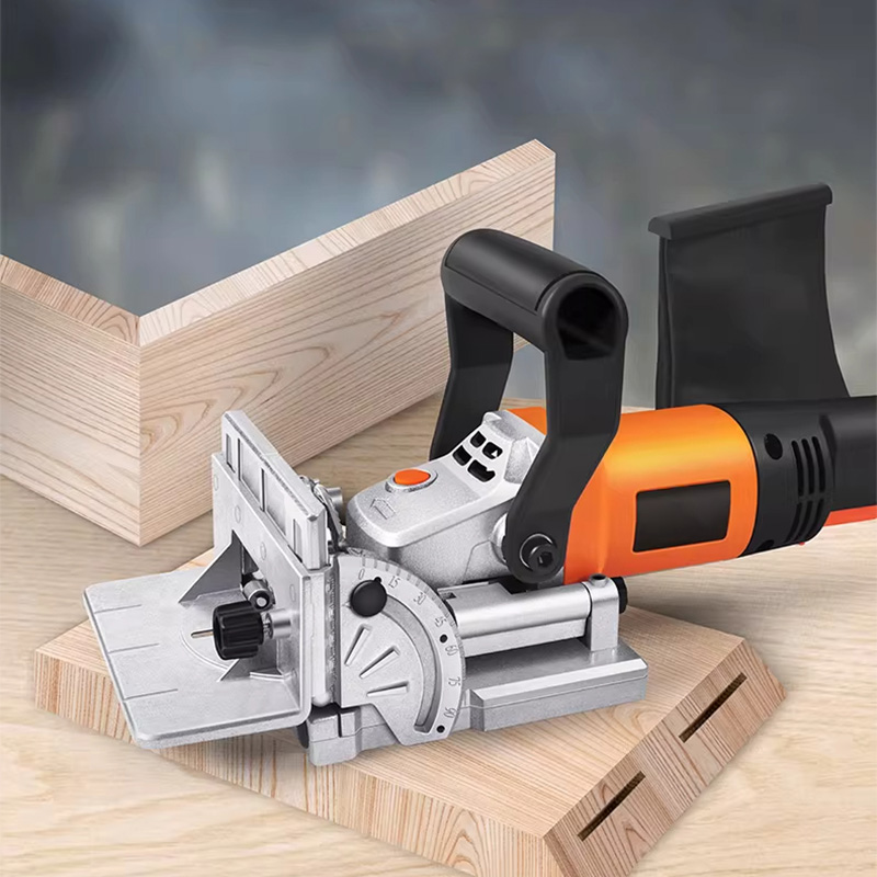 760W 木工スロッティングマシン 角度調整可能 穴なし接合 - Woodworking Machinery のレビューと価格