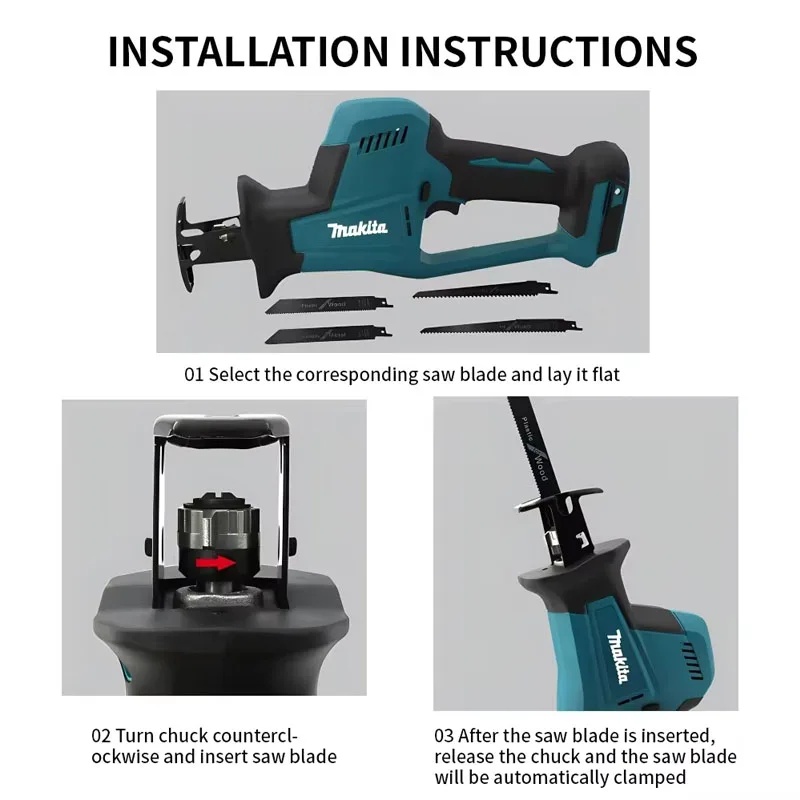 マキタ 18V 2025年新型 コードレス電動レシプロソー  - Woodworking Electric Saw のレビューと価格