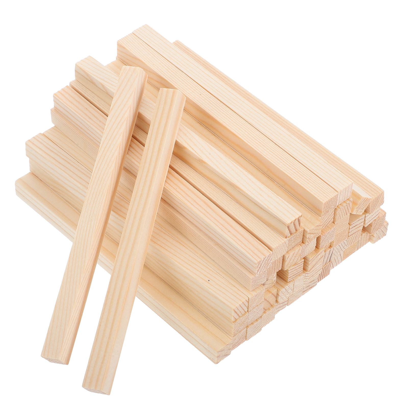 50個入り未完成木製クラフト用品 正方形ダボ棒 家具ミニチュ - Woodworking Easy Projects のレビューと価格