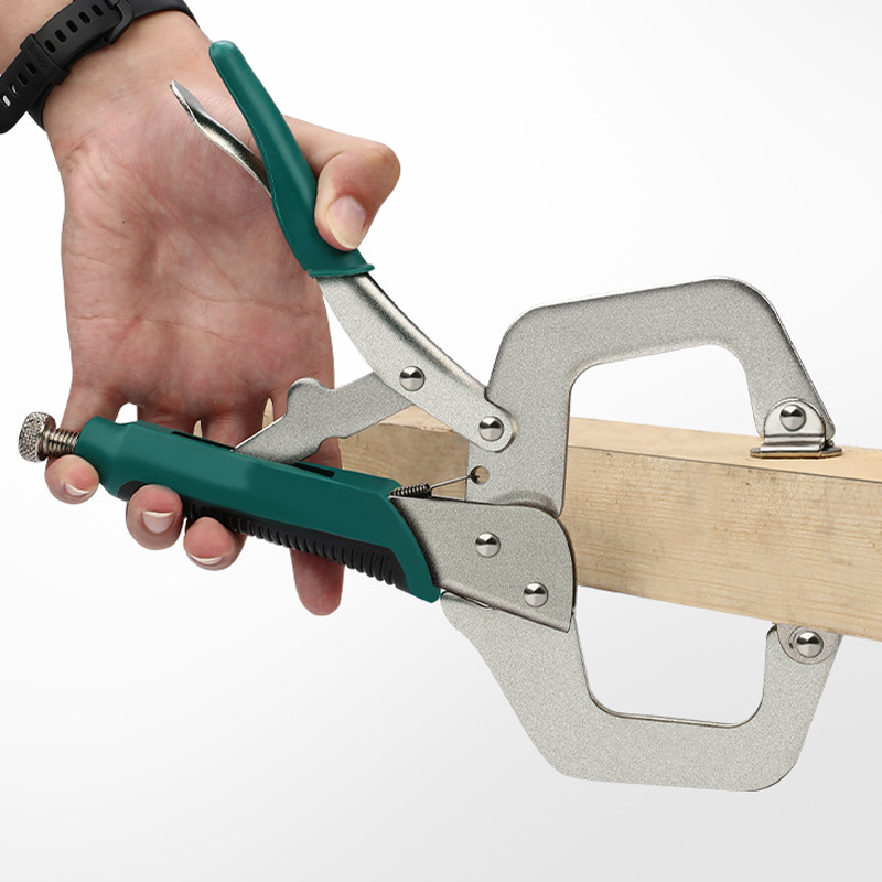 多機能ステンレス鋼工業用C型圧力プライヤー、ヘビーデューティ - Woodworking Industry のレビューと価格