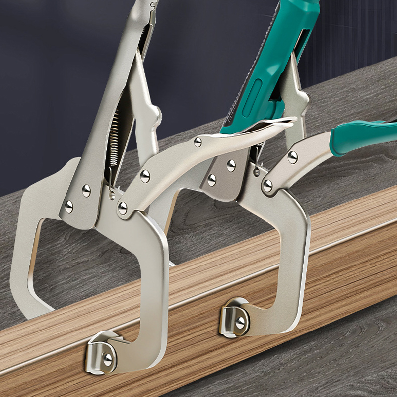 多機能ステンレス鋼工業用C型圧力プライヤー、ヘビーデューティ - Woodworking Industry のレビューと価格