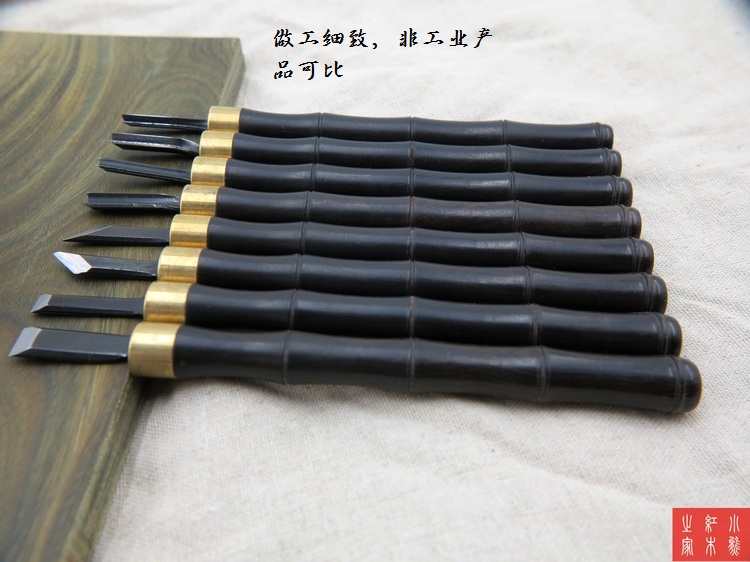 木工ツールセット,日本の彫刻ハンドチゼル,エボニーハンドル, - Woodworking In Japan のレビューと価格