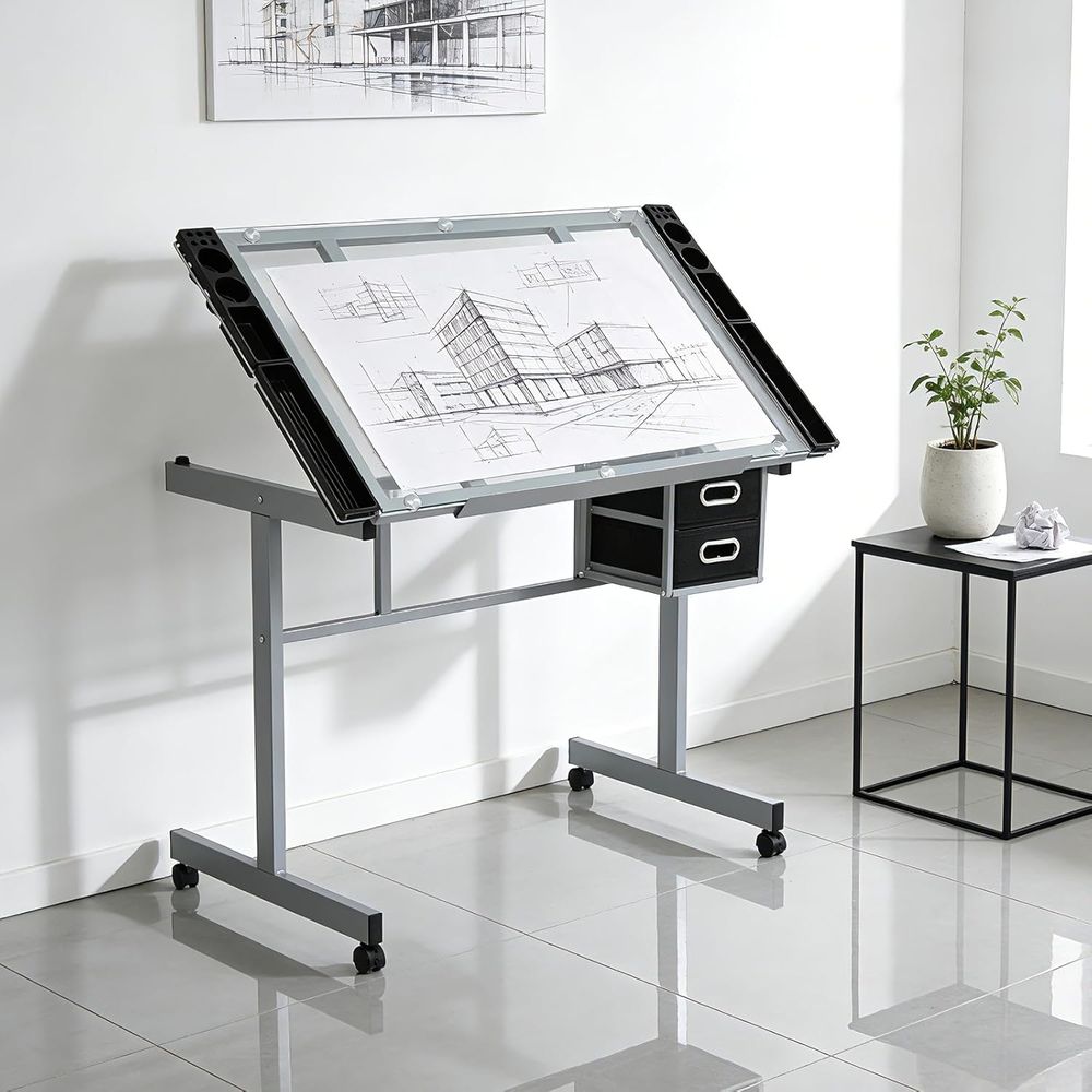 プロ仕様の絵画用テーブル、大人やティーンエイジャー向け、ガラ - Woodworking Or Woodworking のレビューと価格
