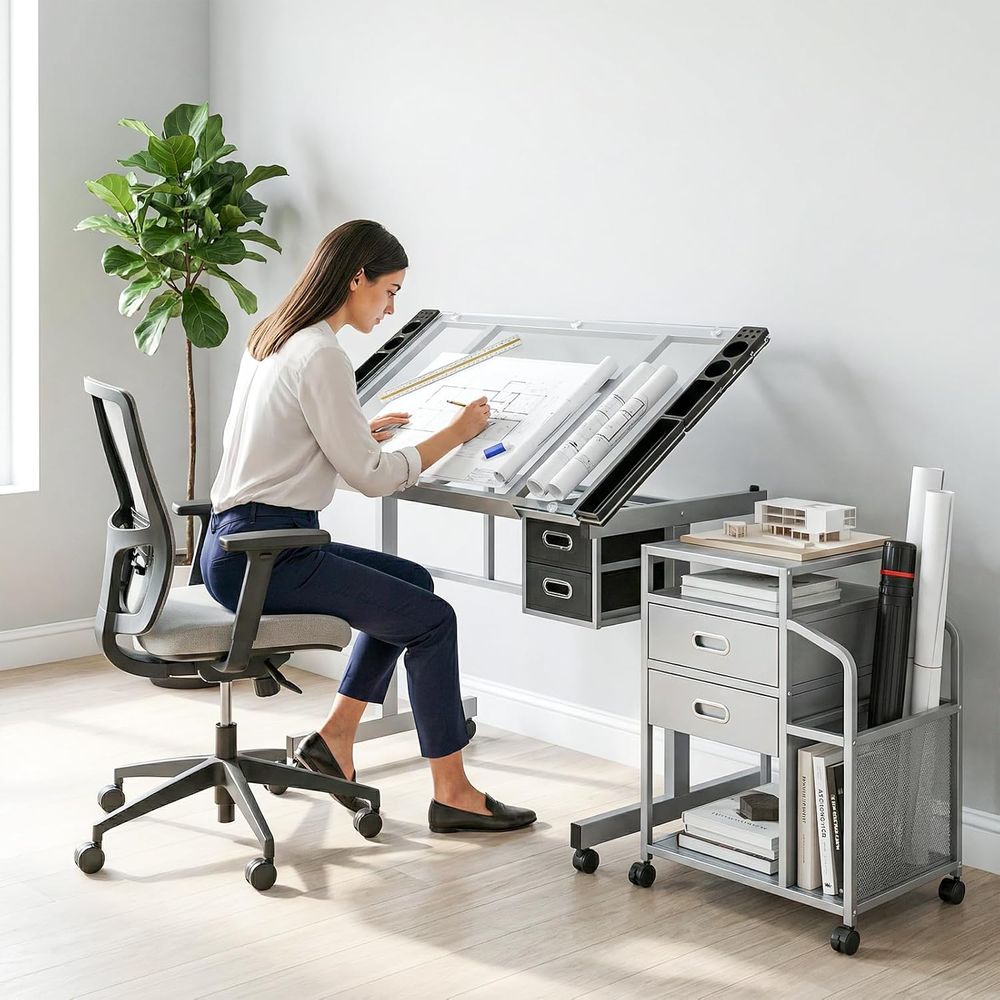 プロ仕様の絵画用テーブル、大人やティーンエイジャー向け、ガラ - Woodworking Or Woodworking のレビューと価格